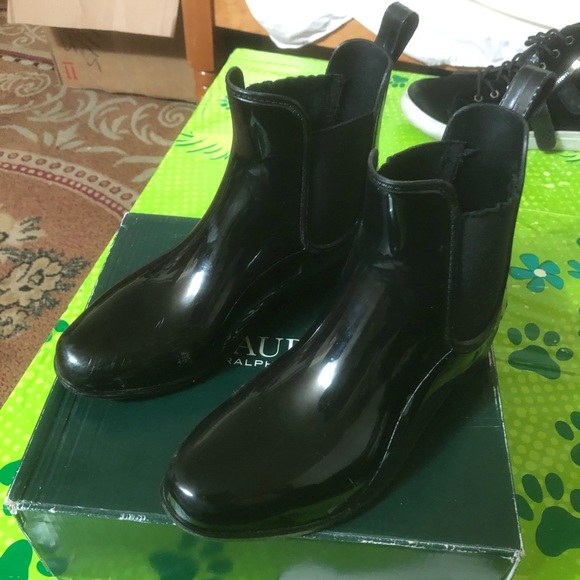 Lauren Ralph lauren tally Bo RAI 6 women's black boots - Picture 7 of 11